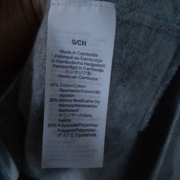 J. Crew Sweater Gray Tunic Sweater Crew Neck Sweater Womens S j.crew factory - Picture 6 of 9